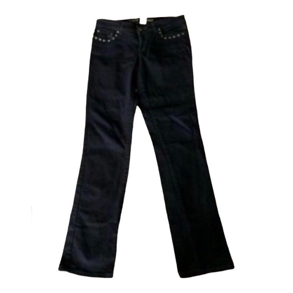 Cache Premium Black Studded Jeans size 6
